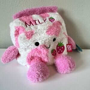 BumBumz Strawberry Milk Sunday 8” BreakfastBumz Plush Stuffed Toy